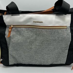 Stylish Black and Beige baby bag